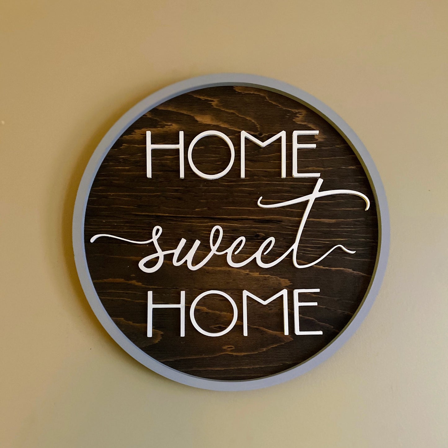 Round Home Signs