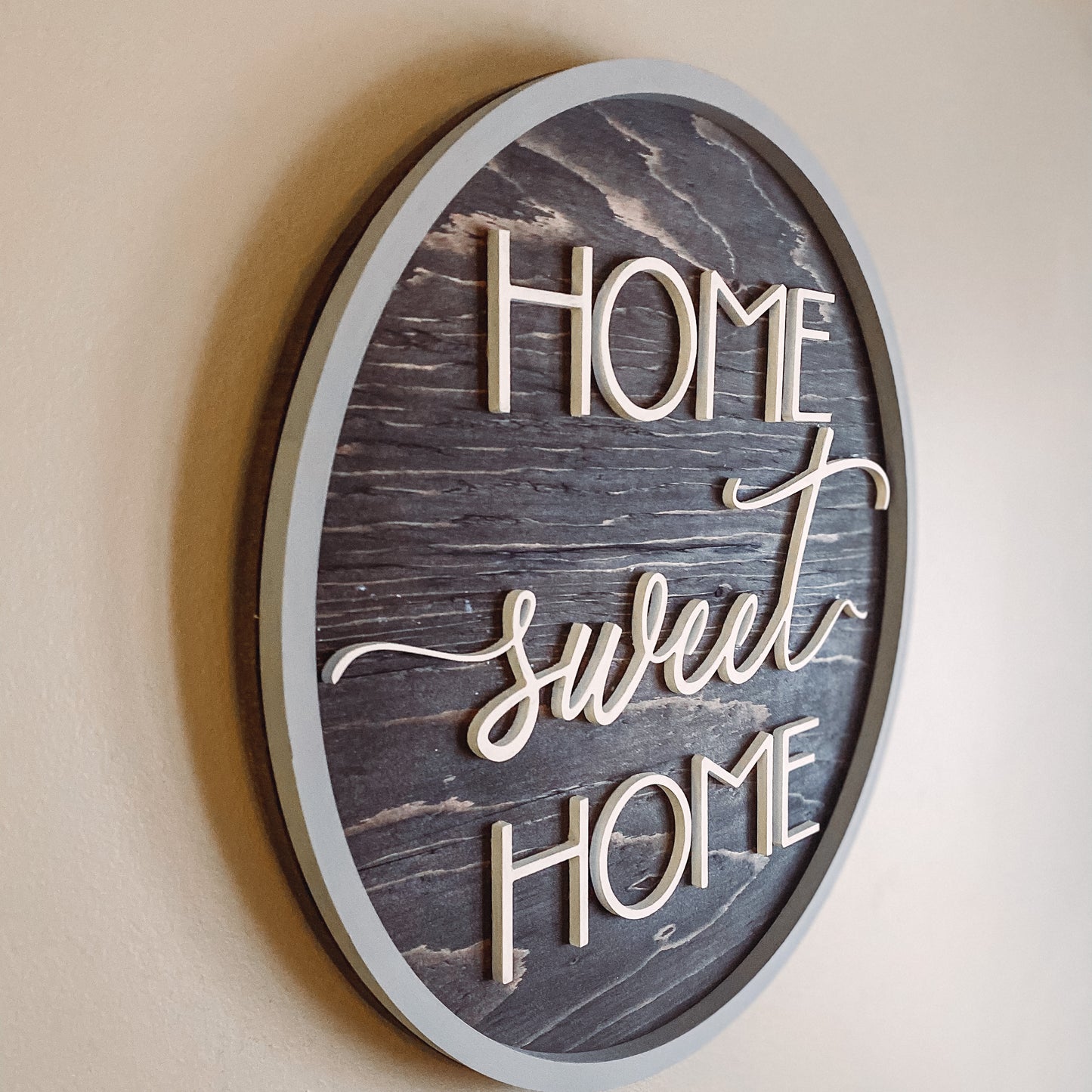 Round Home Signs